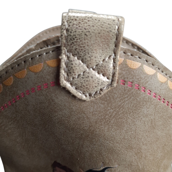 Spirit Untamed Tan Western Cowgirl Boots SZ 9 Toddler - Picture 6 of 12